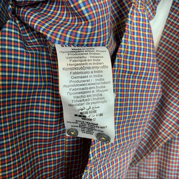 Ben Sherman Mod Checked Shirt in Staples NWT M - Picture 6 of 8